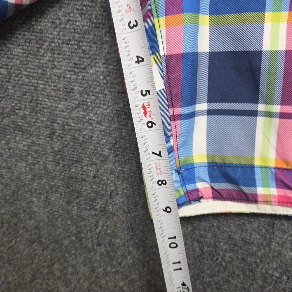 Abercrombie & Fitch Boardshorts Mens Large Plaid Beach Surf Boardwalk Unlined